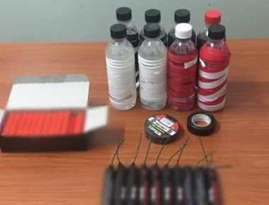 Μεσολόγγι: Συνελήφθη 24χρονος για κατοχή υλικών για μολότοφ και κροτίδων